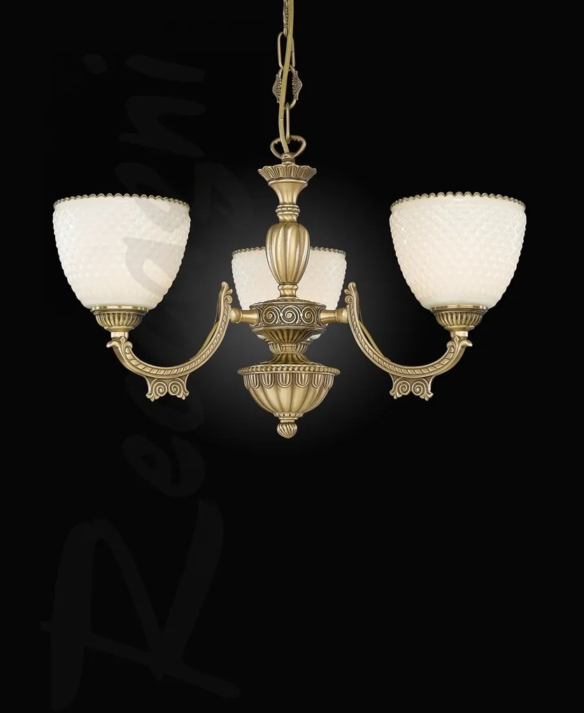 Candelabru din alama cu 3 brate design italian 7055