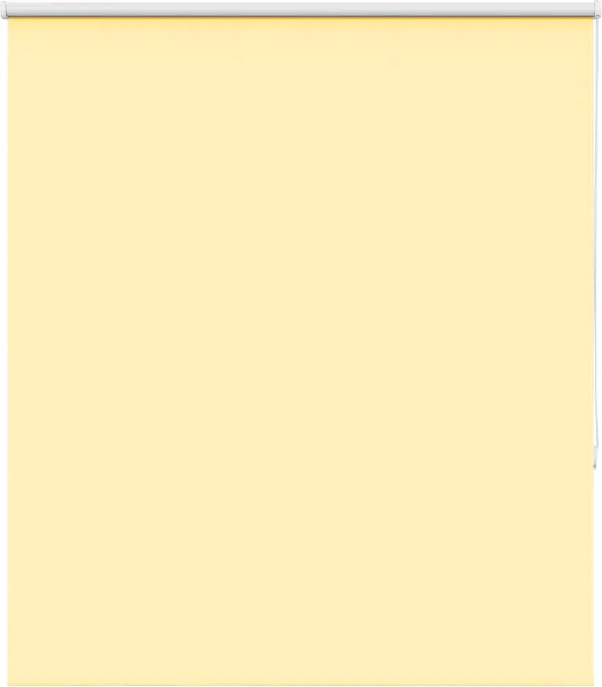 vidaXL Jaluzea cu role opace Galben 130x175 cm Lățime material 126,6 cm