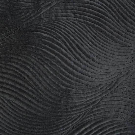 Cuvertură de pat matlasată de calitate în negru Lăţime: 220 cm | Lungime: 240 cm