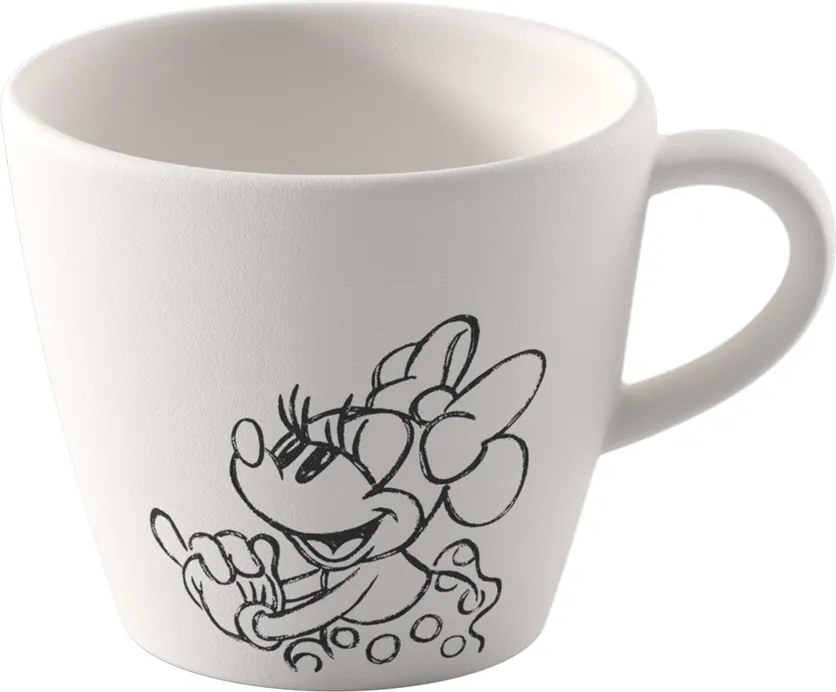 Villeroy & Boch Manufacture Rock Blanc Mickey Mouse - cană espresso 60 ml