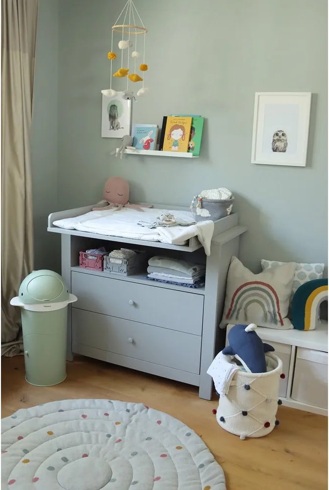 Coș de gunoi verde pentru scutece din plastic 25 l Whale – Kindsgut