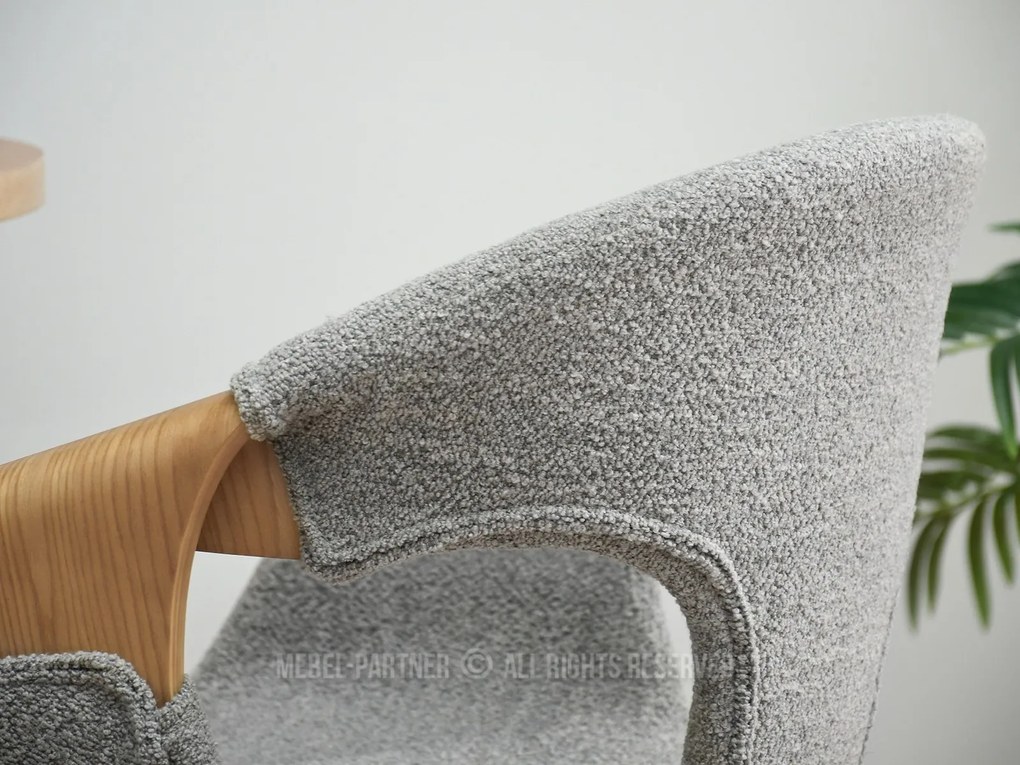 Scaun Kurt (stejar gri + stejar). Promo -21%. 1111098