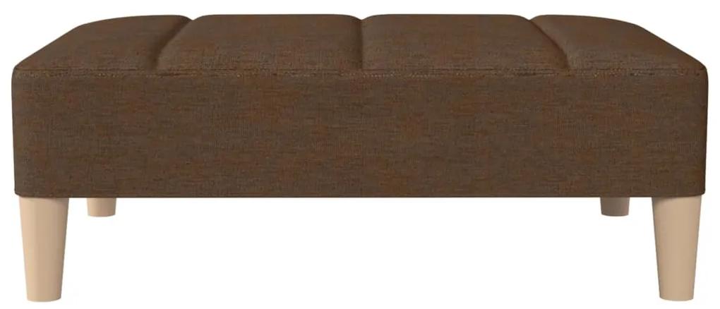 Taburet, maro, 78x56x32 cm, material textil Maro