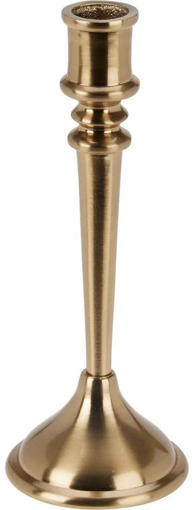 Sfeșnic decorativ 8x8x22cm, culoare auriu, 22 cm