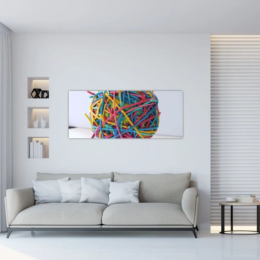 Tablou cu gumițe (120x50 cm)