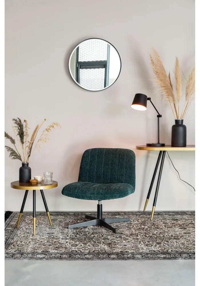 Veioză neagră cu abajur din metal (înălțime 60 cm) Hajo – White Label