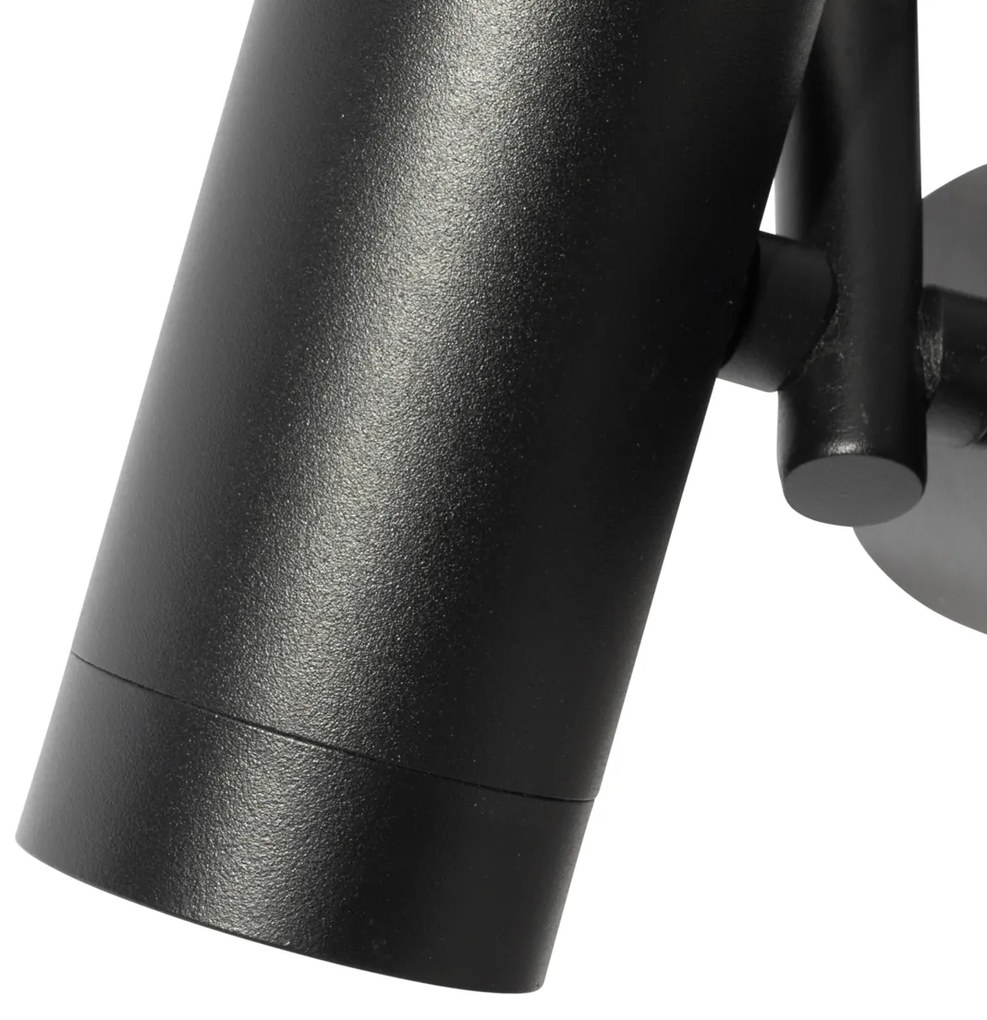 Sistem de șine modern cu 3 spoturi negru monofazat - Iconic Scopio