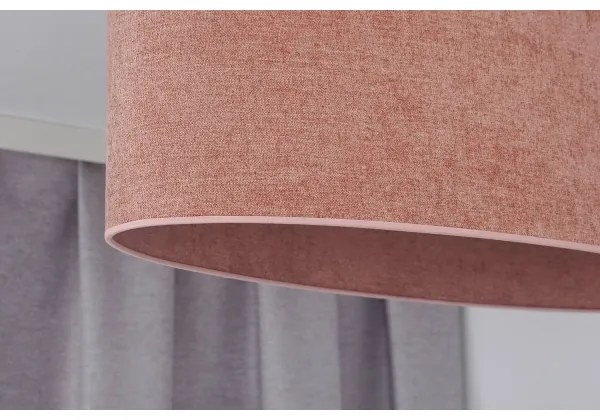 Lustră aplicată Duolla OVAL 1xE27/15W/230V roz