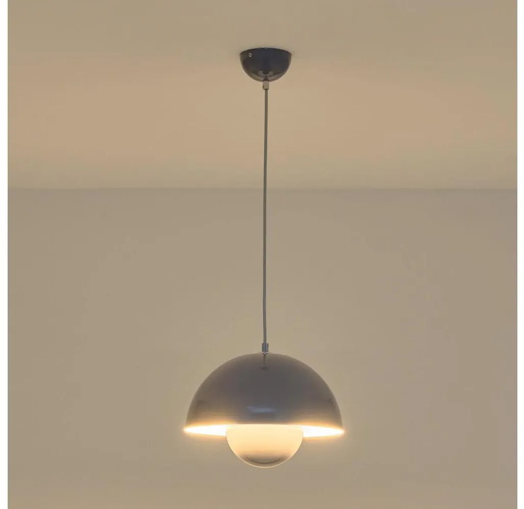 Pendul pe cablu JARDEN 1xE27/15W/230V gri