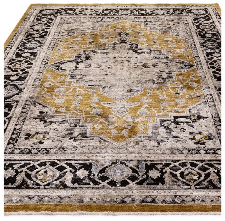 Covor galben ocru 200x290 cm Sovereign – Asiatic Carpets