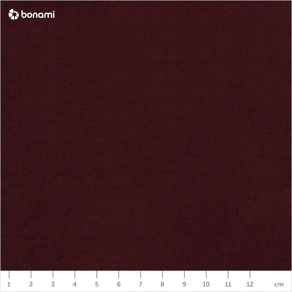 Canapea extensibila din catifea Milo Casa Luca, roșu închis