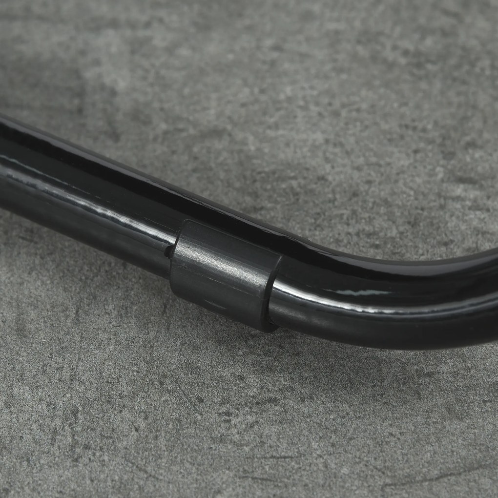 Outsunny Șezlong pliabil înclinat 6 poziții, mare confort, cu saltea + cotiere, oțel poliester gri | Aosom Romania