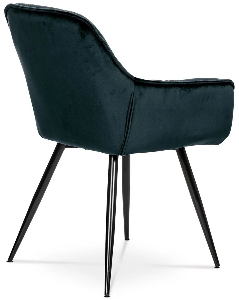 Set de scaune de sufragerie DCH-421 BK4, 2 buc.