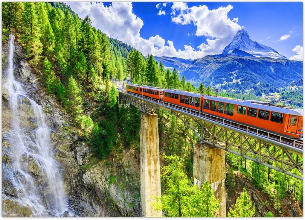 Tablou - Matterhorn, Zermatt, Valais, Elveția (70x50 cm)
