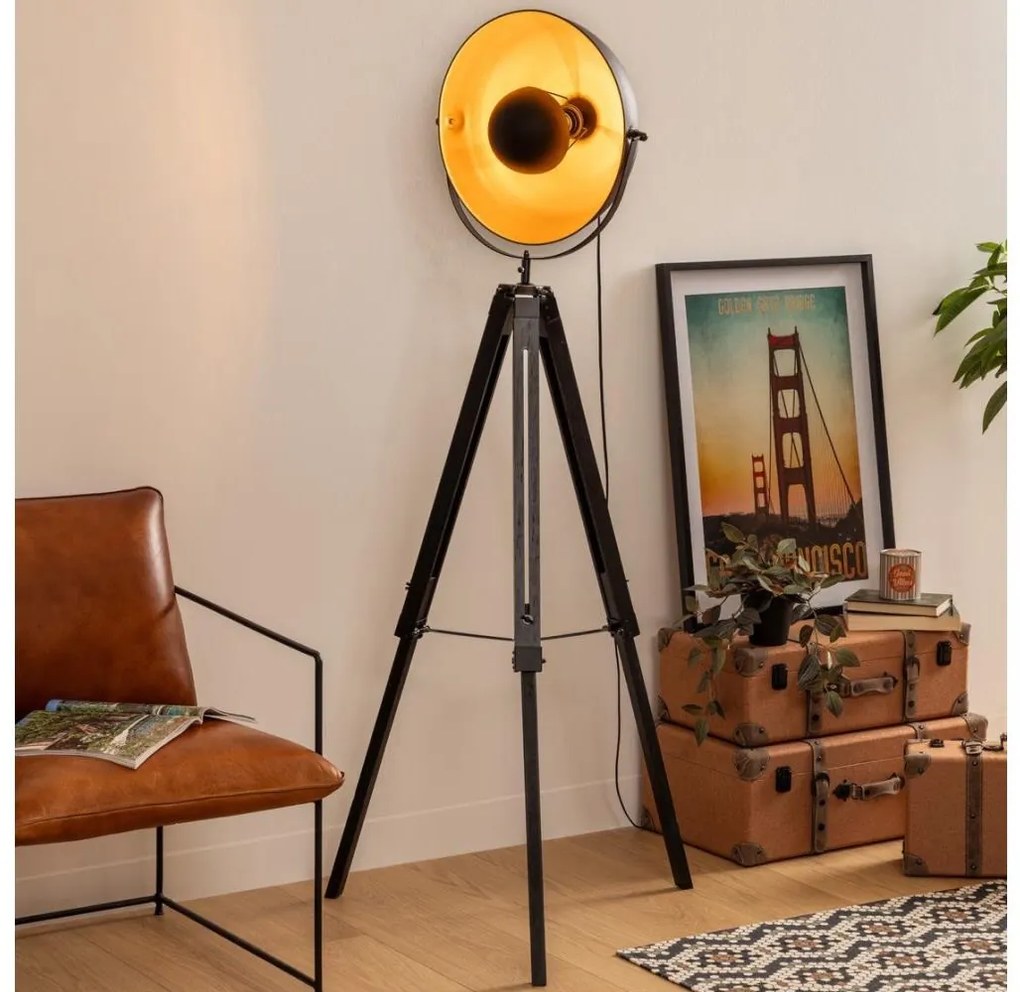 Lampadar Atmosphera LAHTI 1xE27/25W/230V paulovnia