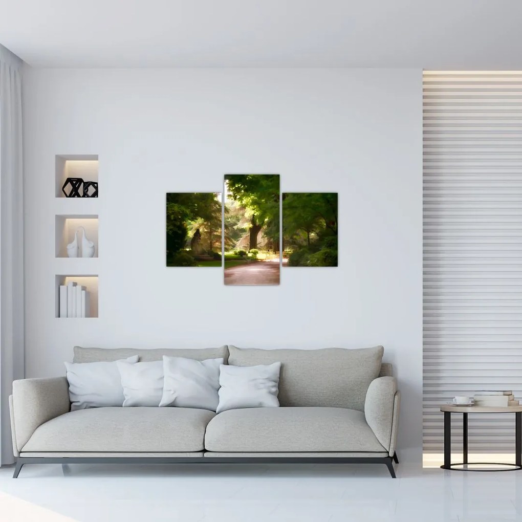 Tablou cu parc (90x60 cm)