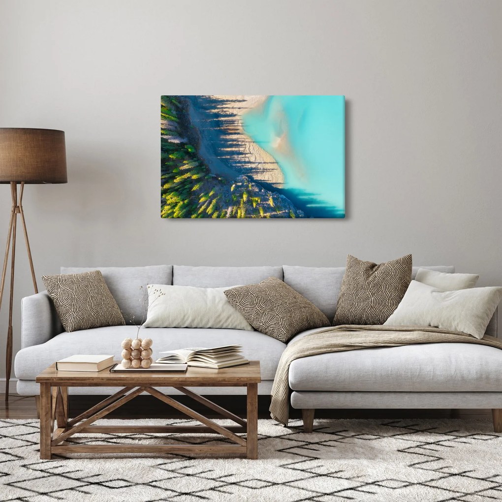 Tablou - Vedere la lac (90x60 cm)