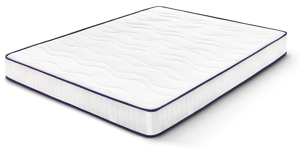Saltea ERGO COMFORT, superortopedică, cu spumă poliuretanică și arcuri, Grosime 20 cm, 140x200