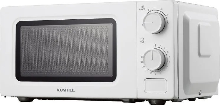 Cuptor cu microunde Kumtel HM-19, 600 W, 17 l, 6 trepte, Timer, Functie de decongelare, Alb