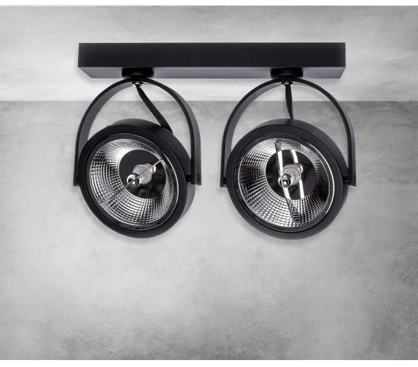 Spot LUGAR 2xAR111 - GU10/25W/230V