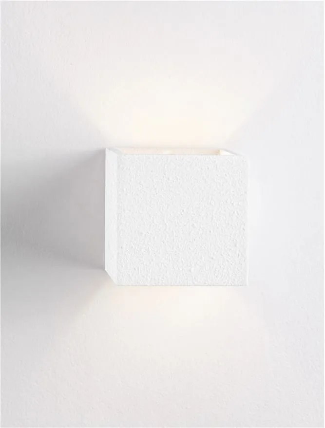 Aplica de perete ambientala din ghips SENSIA alb