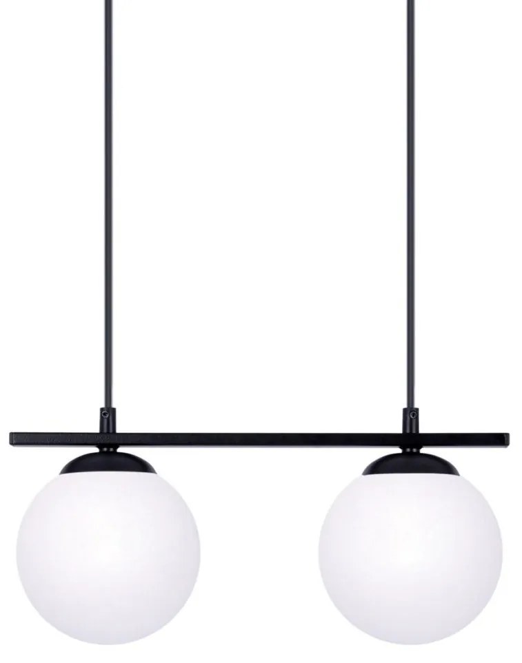 Pendul, Lustra Suspendata Moderna, Negru, 2xE14, GLOBE