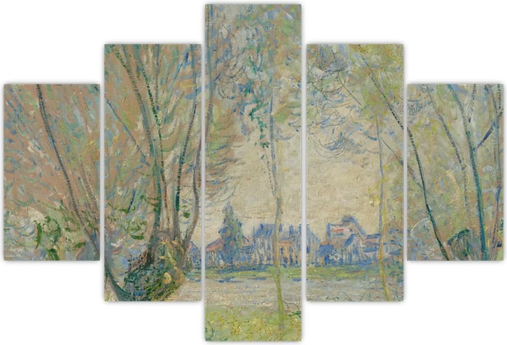 Tablou - Claude Monet, Woman Seated under the Willows, reproducere (150x105 cm)