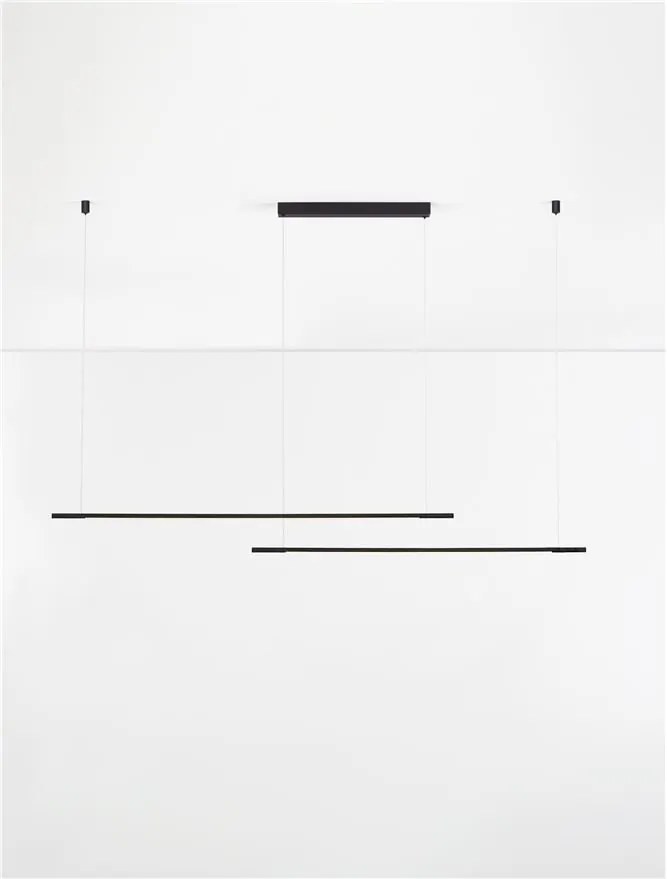 Lustra suspendata LED design liniar BRILLIA 40W, NVL-9060281