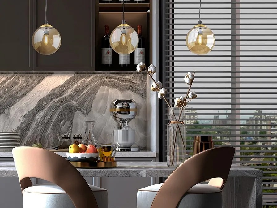 Lustra / Pendul design modern Dark 12cm