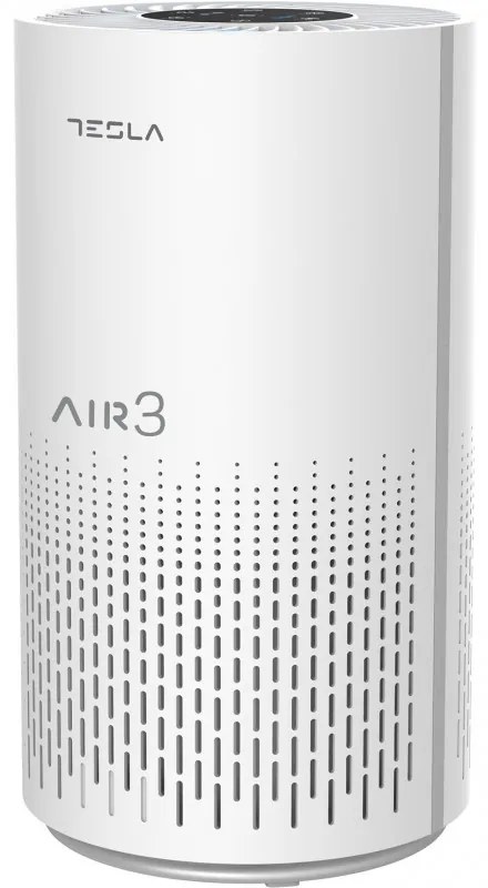 Purificator de aer Tesla Tara Lite 3, Pana la 12 m², CADR 100 m³/h, Filtru HEPA/Carbon Activ, Timer, , Alb
