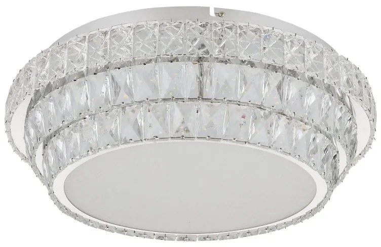 Lustra aplicata, Cristale K5, LED CCT, Telecomanda KLARA 50cm 68157-48 GL