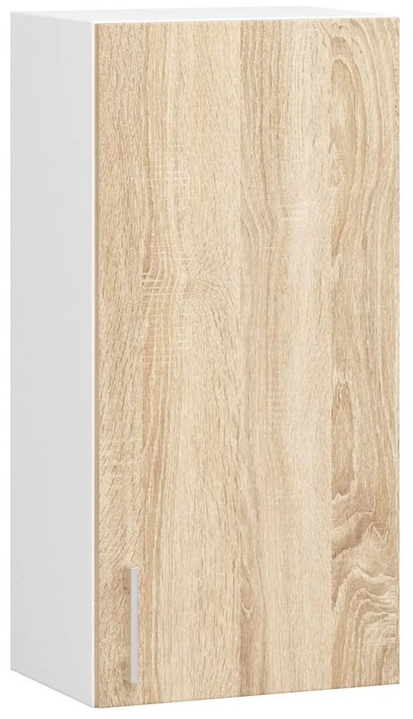 Dulap superior de bucătărie Lula W40 H720 (alb + stejar sonoma). 1068996