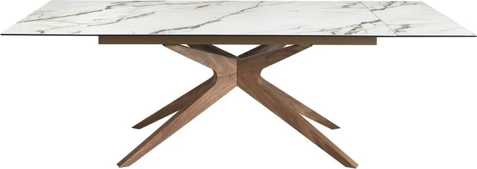 Masa extensibila deosebita design LUX Marble 160-240x100cm