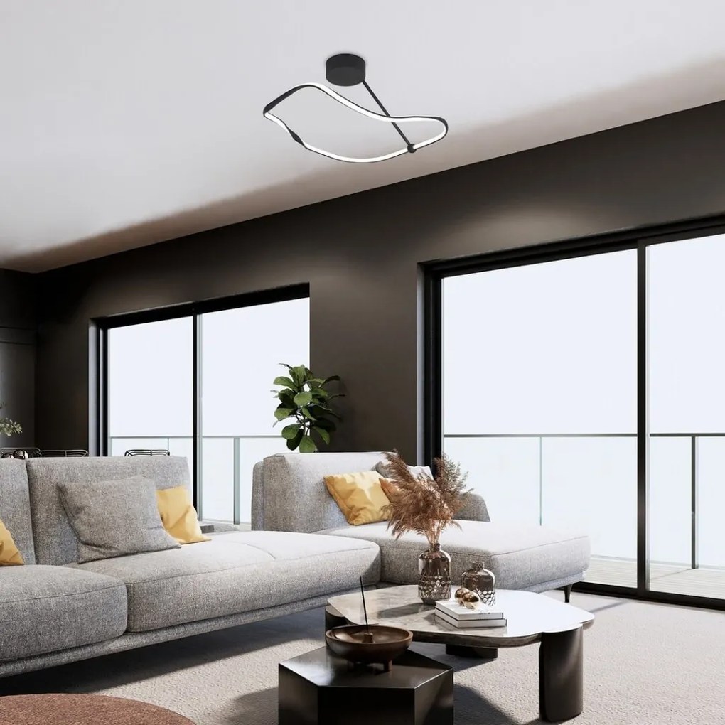 Lustra LED aplicata design modern Mirossi