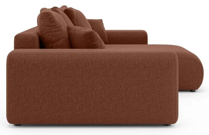 Colțar cărămiziu extensibil/cu spațiu de depozitare (cu colț variabil) Luma – Ropez