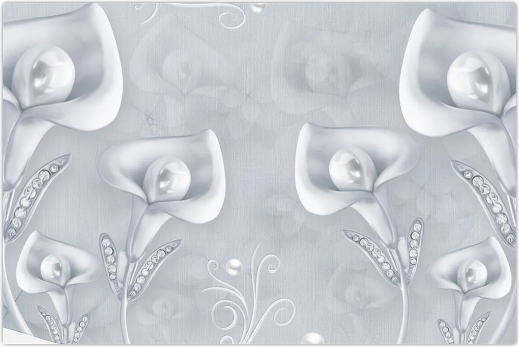 Tablou - Flori de perle (90x60 cm)