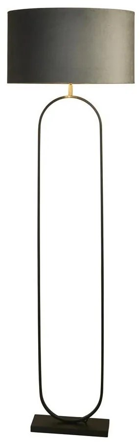 Lampadar/Lampa de podea decorativa Modish negru/gri