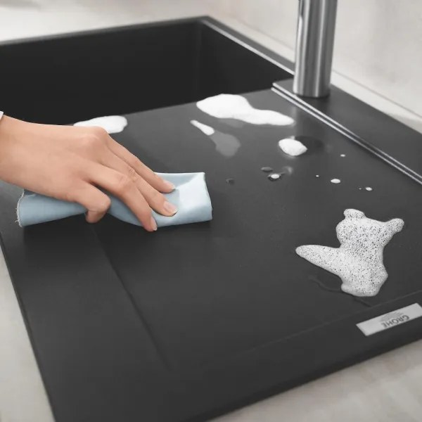 Chiuvetă GROHE K500 860 × 500 mm, granit/negru - 31644AP0