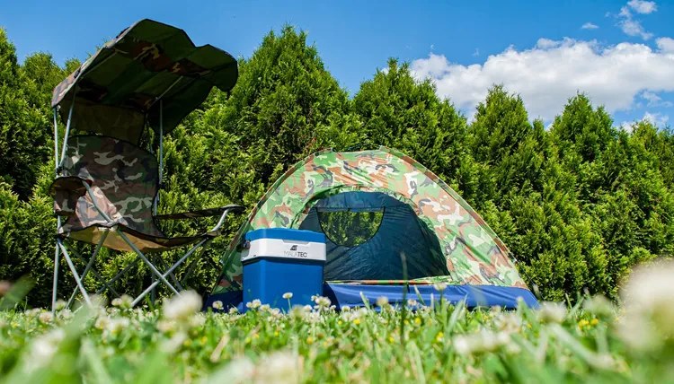 Scaun mare de pescuit pliabil cu baldachin - design camo