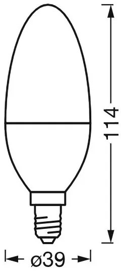 LED bec antibacteriană dimabilă B40 E14/4,9W/230V Wi-Fi - Ledvance