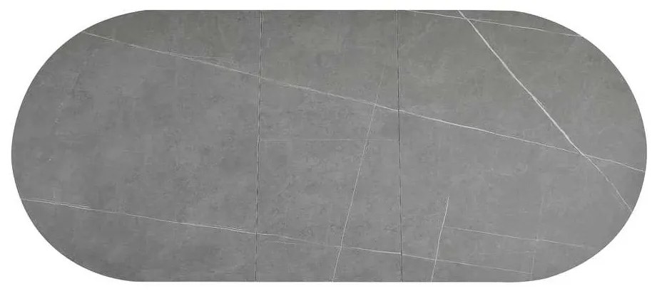 Masă de bucătărie Maxwell II 140 x 80 cm, gri / negru