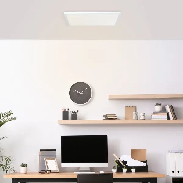 Brilliant - Plafonieră LED MILTON, 24 W, 230 V, 42 x 42 cm, albă