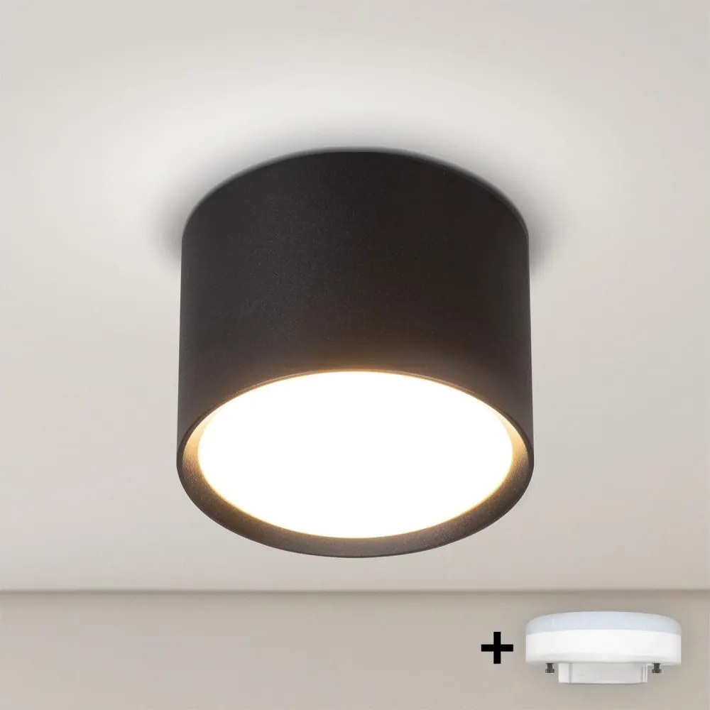 BRILAGI - Spot LED RGB dimerizabil SMOOTH 1xGX53/14W/230V 60x82 mm Wi-Fi Tuya negru