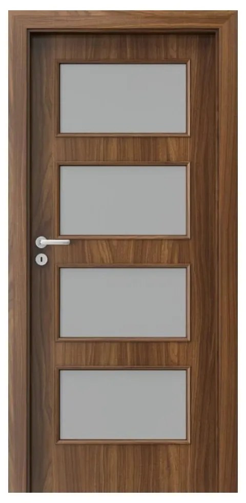 Usa Interior din MDF Porta Laminate CPL Model 5.5 (Culoare: Alb, Toc: Reglabil 10 cm, Maner: Patrat argintiu crom, Dimensiune: 60 cm)