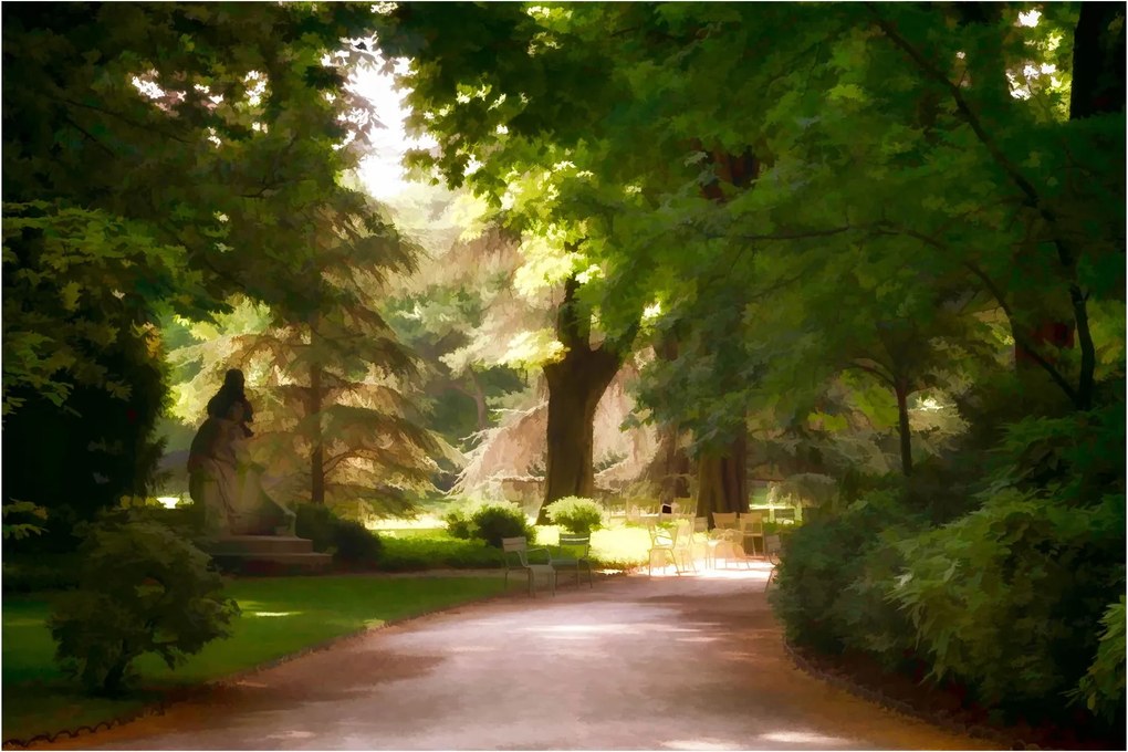 Tablou cu parc (90x60 cm)