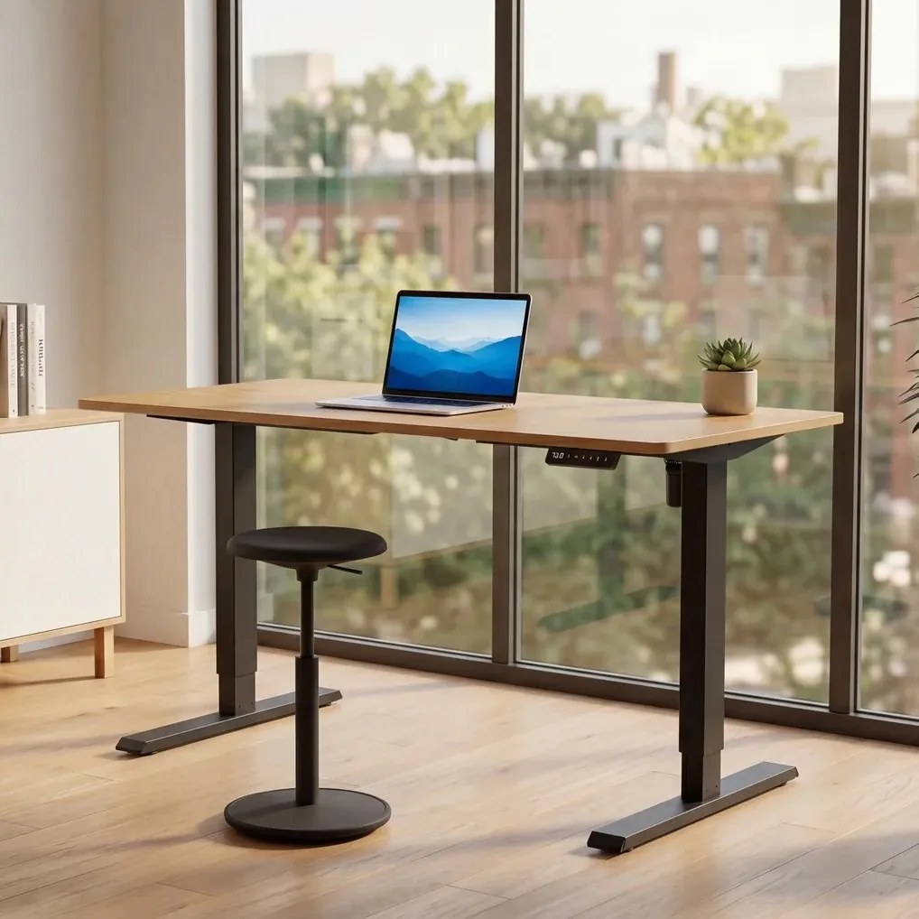 Birou reglabil electric pe inaltime OAK DESK 160cm