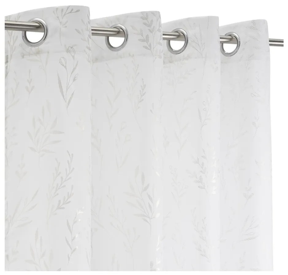 Perdea albă-argintie 140x260 cm Buds – Casa Selección
