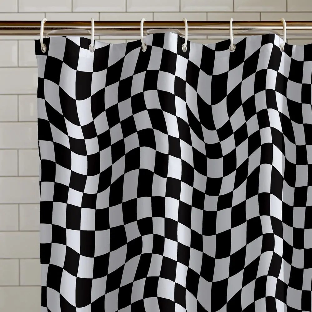 Perdea de duș 180x180 cm Checkerboard – Catherine Lansfield
