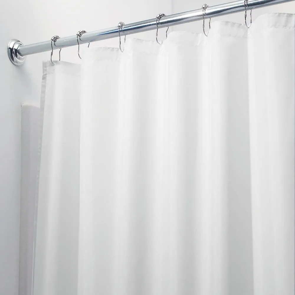 Perdea de duș iDesign, 200 x 180 cm, alb