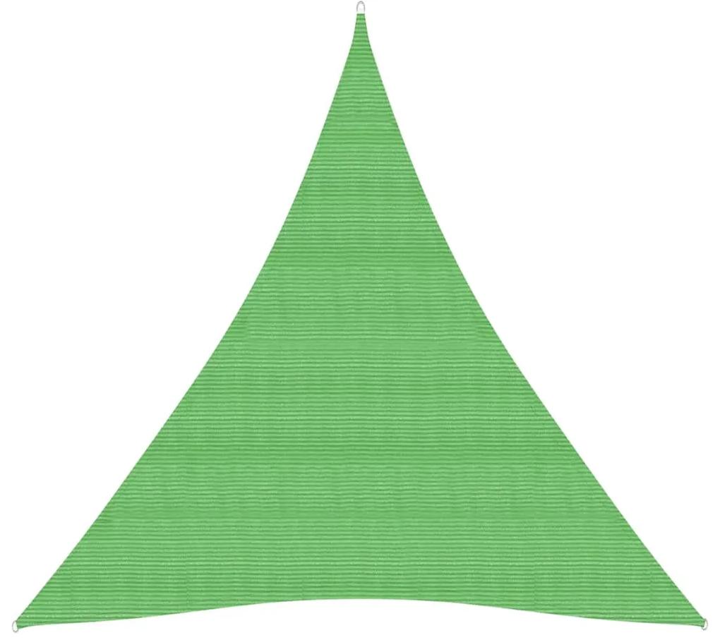 Panza parasolar, verde deschis, 3x4x4 m, HDPE, 160 g m  ²
